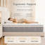 Matelas hybride mi-ferme en mousse de 14 po dans une boîte, isolement des mouvements et soulagement de la pression pour un sommeil profond, certifié CertiPUR-US® et OEKO-TEX®-130376582-130376583