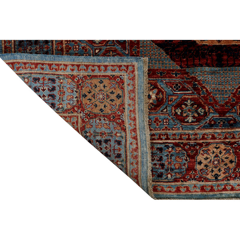 Hand-Knotted High-Quality Light Blue Area Rug