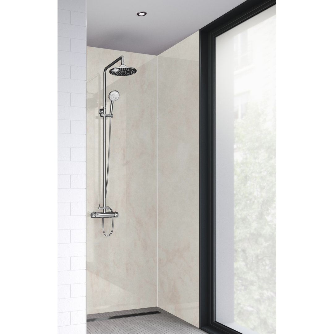 120mm W x 242mm H Decorative Wall Panel with Glass