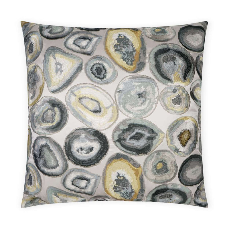 Cali Pillow Cover & Insert, Square 20", Onyx
