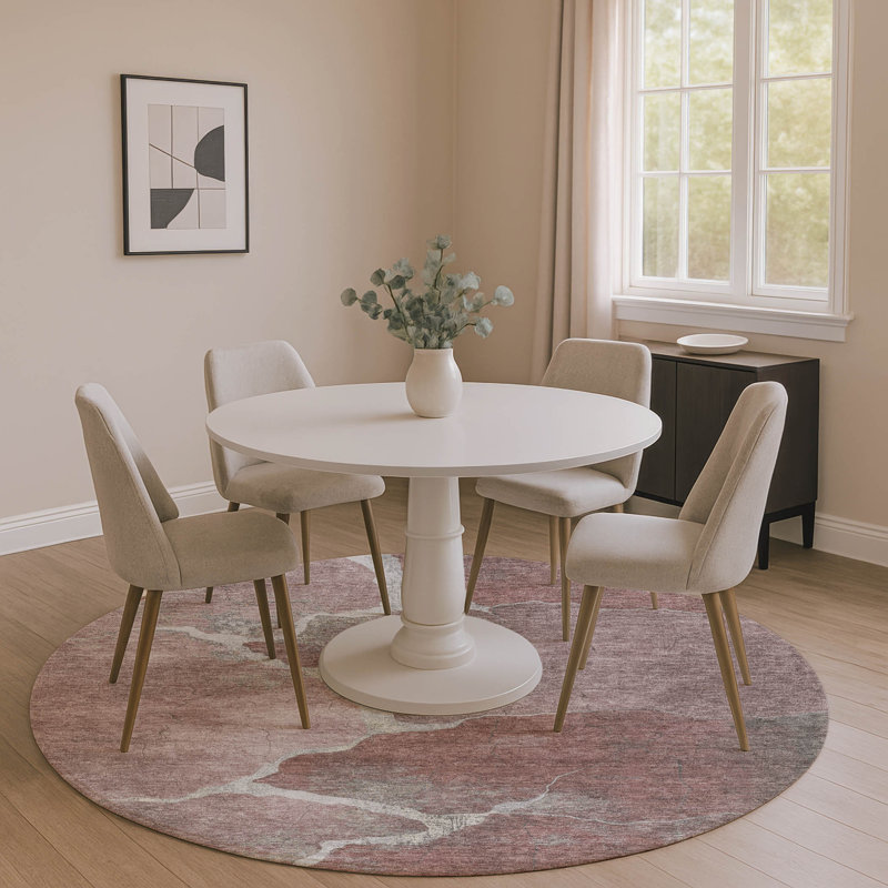 Premium Machine Washable Jakiyra AMF1889 Abstract Rug/AMF1889MV, Round 8'