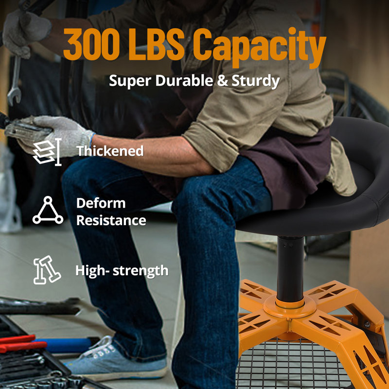 Adjustable Height Lab Stool