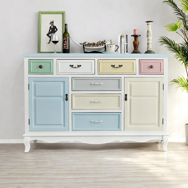 Nordic style simple multi-functional sideboard