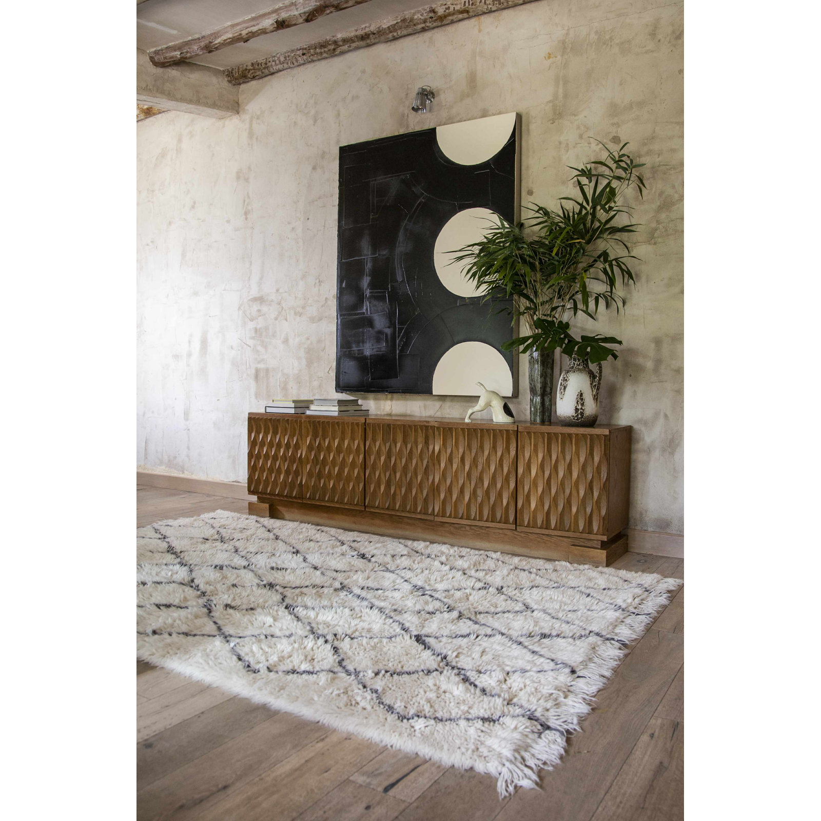 Bohemian Classics Berber Soul Hand-Tufted Rug, Rectangle 6'7" x 9'10"