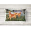 Coussin intérieur/extérieur en tissu golden retrievers Sperazza