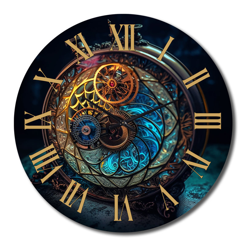 Horloge murale Bioluminescent Spiral Oceanic Astrolabe IV, Grand