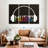 Abarca Music Headphones Typography-107931593