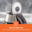 GEEPAS 2 Slice Bread Toaster & 1.7L Illuminating Electric Kettle Combo Set | 750W Toaster, 7 Level Browning Control, Defrost, Reheat & Cancel Function | 2200W Rapid Boil Cordless Jug Kettle