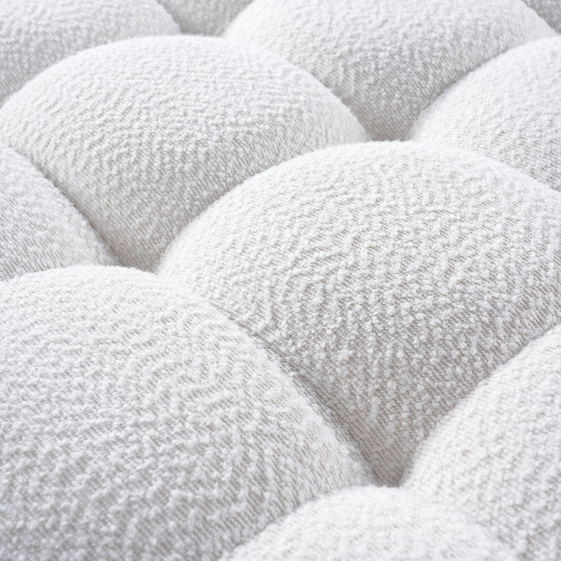 Repose-pieds polyvalent Boucle - Blanc