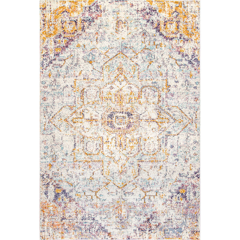 Floral Area Rug, Rectangle 160 x 236cm