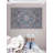 Breedlove Traditional Machine Woven Flatweave Gray and Blue Area Rug with Non Skid Backing-823702699