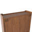 Armoire 24,8 po en verre pour la cuisine, la salle de bain - brun, porte-serviettes, trois pièces de rangement différentes-953270879
