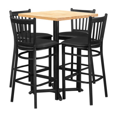 Bell 30"x30" Bar High Table Set W/chairs
