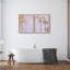 Oliver Gal Michaela Nessim - Inevitable Joy Sunrise Set Floral and Botanical - Diamond Dust Framed Canvas Art-1821676029-1821676028