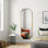 Miroir de salle de bain Modern Cadre en acier inoxydable