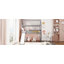 Lit mezzanine avec glissade et clôture, lit maison avec glissade-1115677362