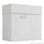 Meuble-lavabo flottant mural de 21,8 po avec lavabo, tiroir, tablette réglable et porte-papier hygiénique-116858744