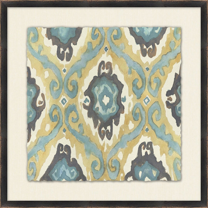 Neutral Ikat Study 2 Painting