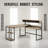 Modern Accents L-Shaped Writing Desk