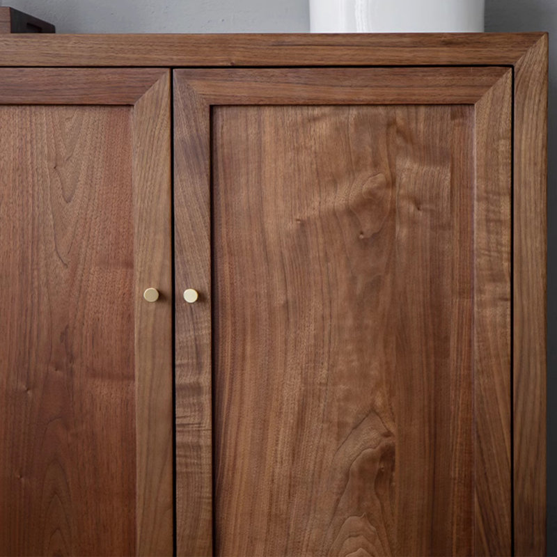 Buffet décoratif rétro et durable classique, Brun foncé
