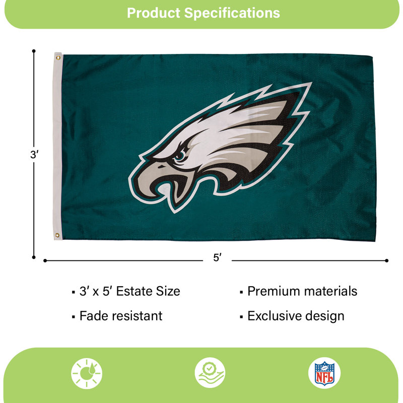 Double Sided 60'' H x 36'' W Polyester House Flag