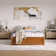 Solid Wood Platform Storage Bed