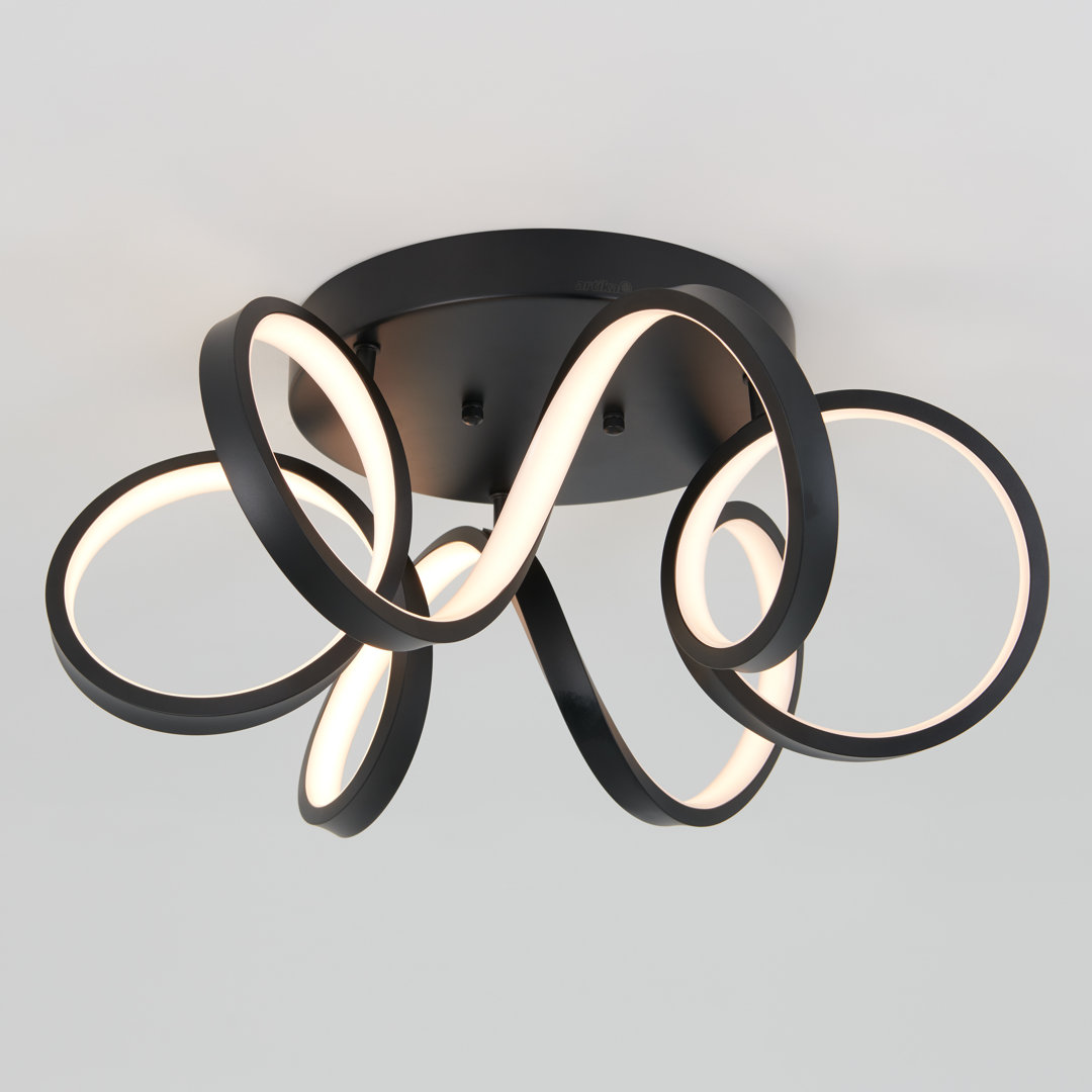 Satsuko 1 - Light 19.69'' LED Flush Mount Orren Ellis Fixture