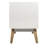 Elle Decor Aurie Modern TV Console Media Stand, Living Room Universal Entertainment Center with Extra Storage, Midcentury Wood Legs, White