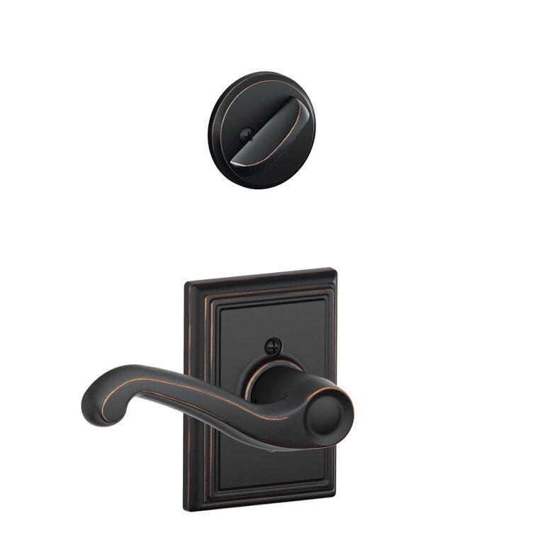 Schlage Addison Flair Right Hand Door Lever | Wayfair