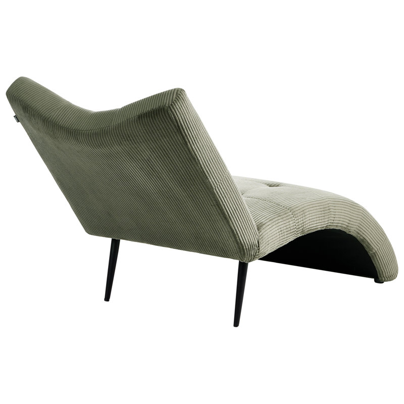 QUILLY Upholstered Chaise Lounge, Green