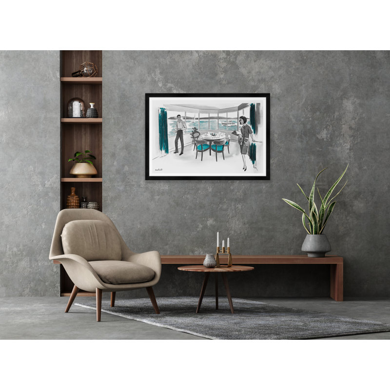 Waterfront Conversation Print