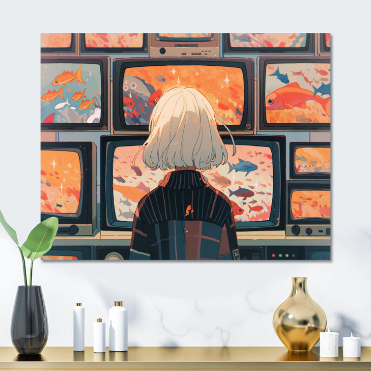Minimalist Red Vase on White Wooden Floor - Anime Aesthetic Wallpaper Stock  Illustration - Illustration of center, light: 291176970