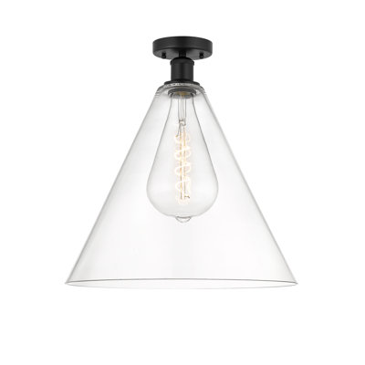 Yohannes Glass Semi Flush Mount