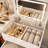 Hirst Solid and Manufactured Wood Vanity Desk with Adjustable Mirror