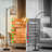  Arc Floor Lamp White marble curly grey gold veins Abstract texture 2D Tall Modern Standing Lamp LED Adjustable Linen Lampshade 3 Color Temperatures