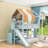 House Bed With Canopy And Bookshelves-606687219