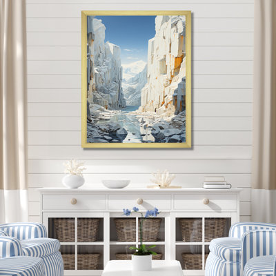" Winter Glacier Landscape In Canada II "