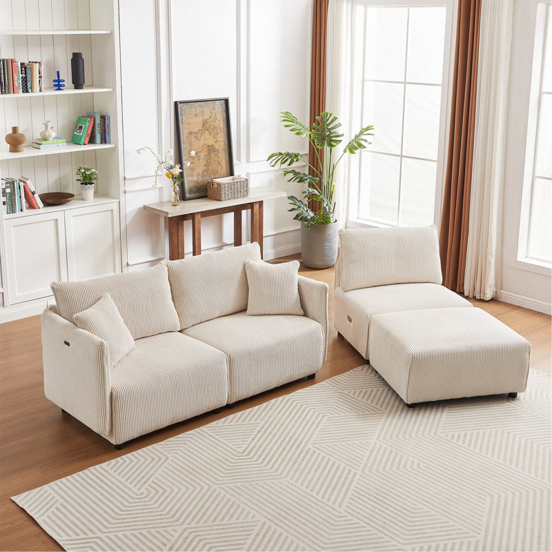 Canapé 106 po, Beige