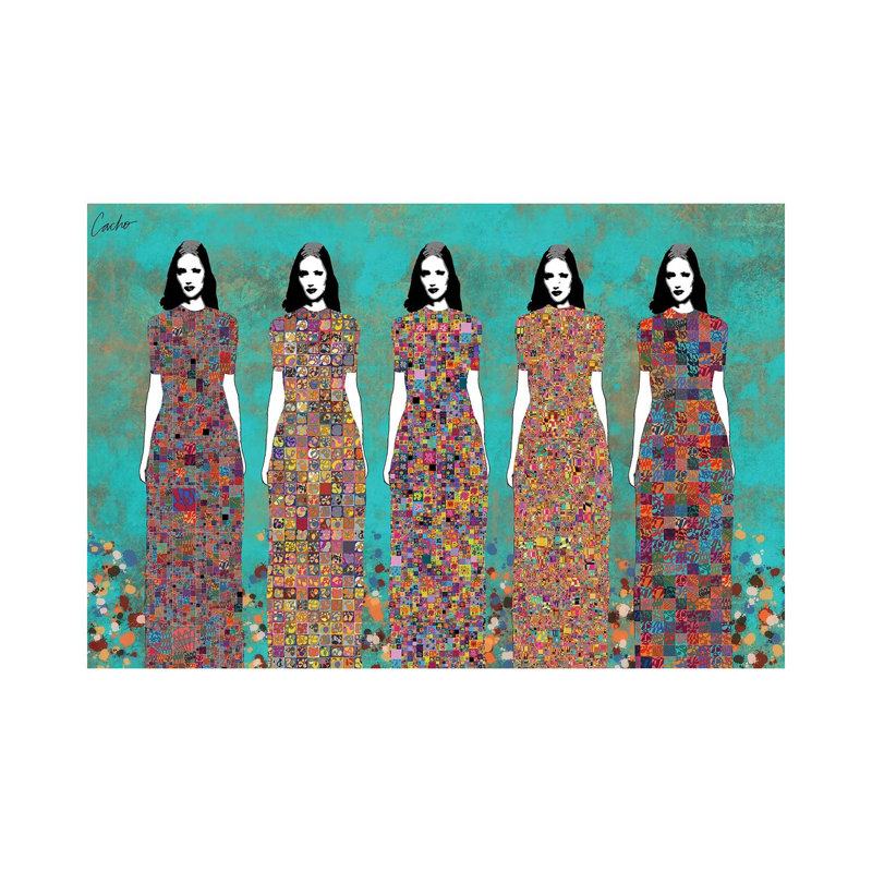 Five Consequences by Jose Cacho - Wrapped Canvas Gallery-Wrapped Canvas Giclée, 45.72cm H x 45.72cm W