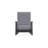 Leeward Marine Grade Polymer Deep Seating Cushion Arm Chair with Hidden Motion-98358925-98358912