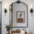 Lindon Arched Iron Wall Mirror-147332775-147332774