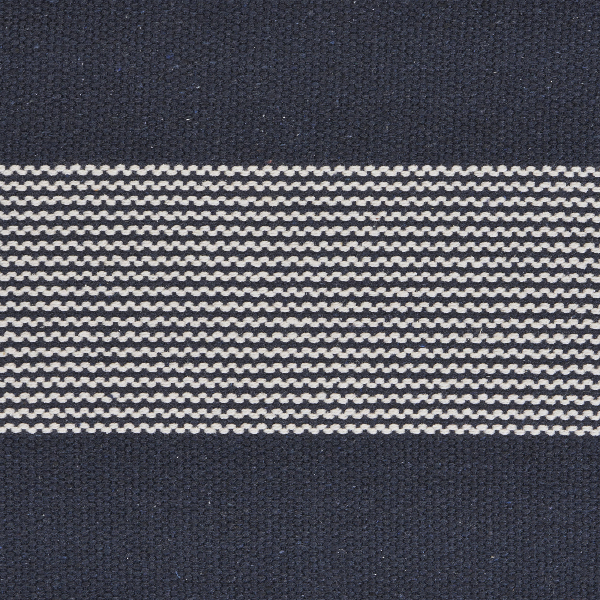 Cavana 4 Piece Cotton Striped Placemat Set, Navy