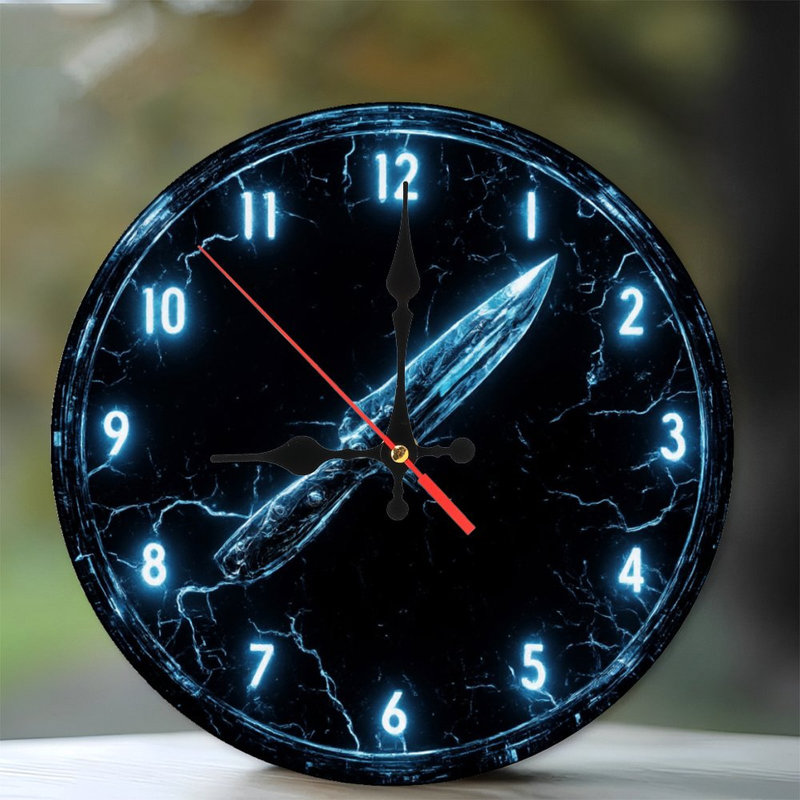 Dague comme horloge avec chiffres