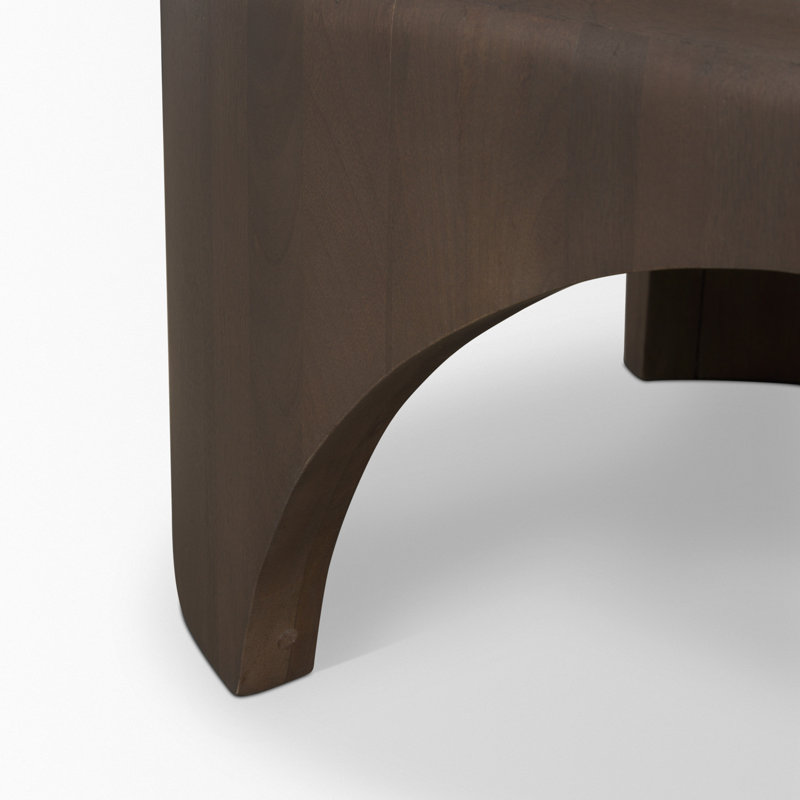 Shima Oval Coffee Table, Dark Brown