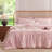 Pink Blue Gingham Comforter Set Modern Style Pink Plaid Comforter Set 100% Washed Microfiber Boho Comforter Farmhouse Gingham Plaid Bedding Set-116092564-116092566