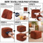 Upholstered Velvet Storage Pouf