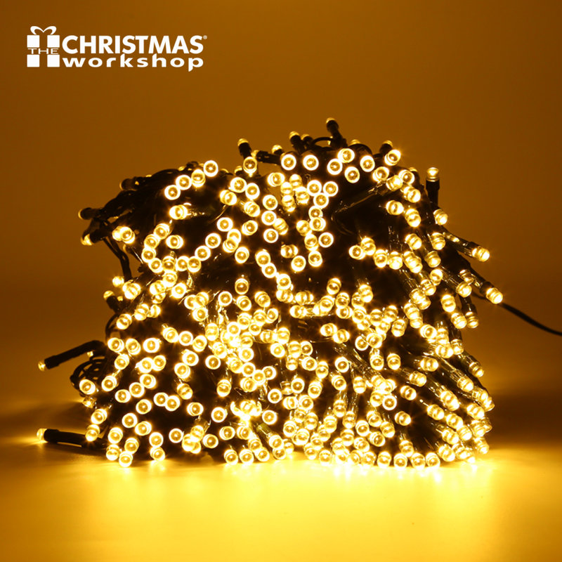 1890cm LED Twinkle Indoor / Outdoor String Lights, Warm White