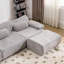 Canapé 3 + 1 places en chenille-2088272284
