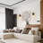 Yedidalga 1-Light Dimmable Black/Copper Finish Armed Sconce