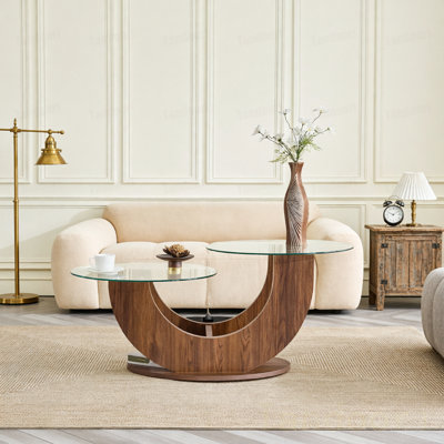 Table basse en verre Creative